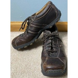 Dr Martens 8A99 Brown Leather Oxford Square Toe Comfort Casual Men Shoes Size 7